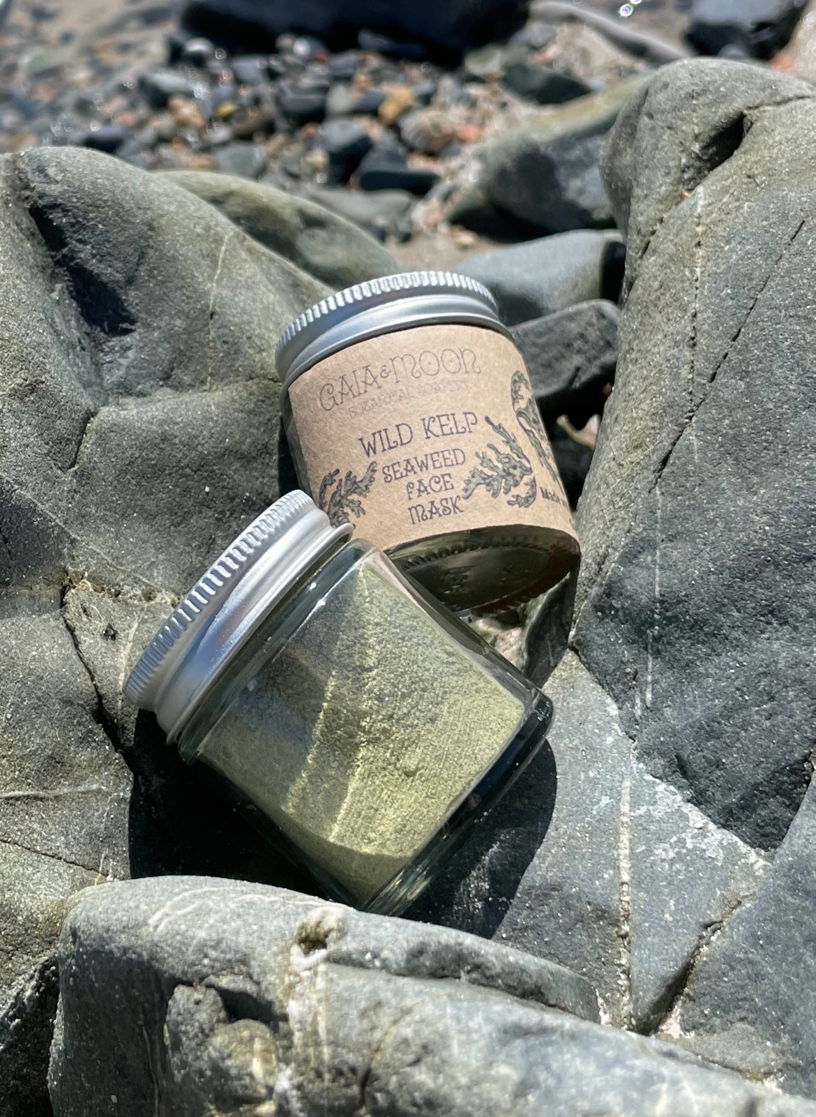 Wild Kelp Face Scrub 30g Glass Jar x3 Applications